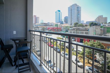 Studio à venda com 26m², 1 quarto e sem vagaVaranda