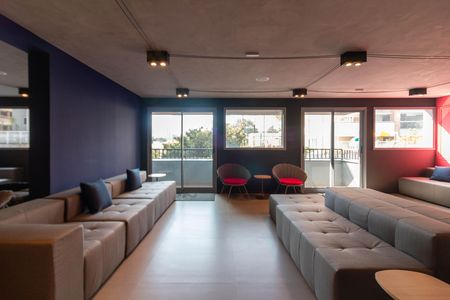 Studio para alugar com 24m², 1 quarto e sem vaga Studio para alugar com 24m², 1 quarto e sem vagaÁrea comum - Salão de festas