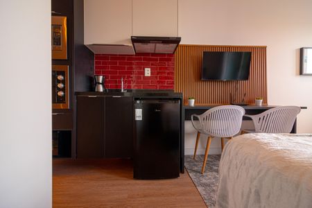 Studio para alugar com 24m², 1 quarto e sem vaga Studio para alugar com 24m², 1 quarto e sem vagaCozinha