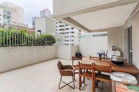 Varanda de apartamento à venda com 1 quarto, 80m² em Jardim Santo Amaro, São Paulo