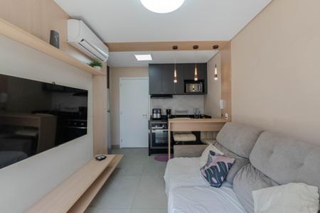 Sala de apartamento para alugar com 1 quarto, 32m² em Bela Vista, São Paulo