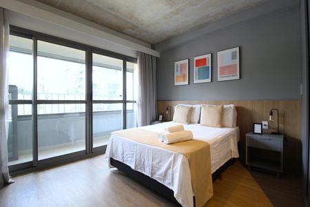 Sala/Quarto de kitnet/studio à venda com 1 quarto, 26m² em Indianópolis, São Paulo