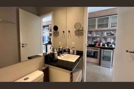 Studio para alugar com 33m², 1 quarto e 1 vaga Studio para alugar com 33m², 1 quarto e 1 vagaBanheiro