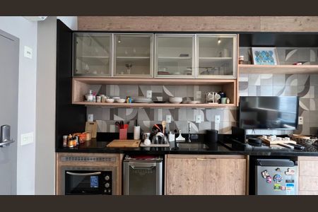 Studio para alugar com 33m², 1 quarto e 1 vaga Studio para alugar com 33m², 1 quarto e 1 vagaCozinha