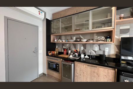 Studio para alugar com 33m², 1 quarto e 1 vaga Studio para alugar com 33m², 1 quarto e 1 vagaCozinha