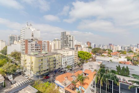 Vista de apartamento à venda com 2 quartos, 56m² em Pinheiros, São Paulo