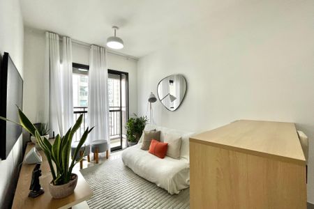 Sala de apartamento à venda com 1 quarto, 29m² em Jardim Prudência, São Paulo
