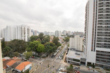 Vista da Varanda de kitnet/studio à venda com 1 quarto, 26m² em Santo Amaro, São Paulo
