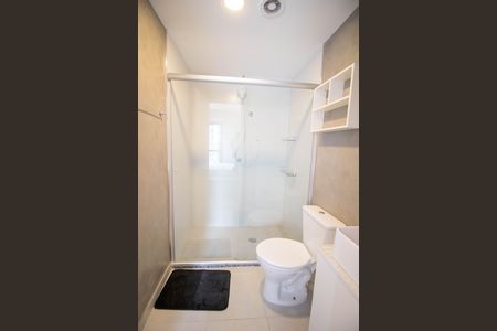 Banheiro de kitnet/studio à venda com 1 quarto, 26m² em Santo Amaro, São Paulo