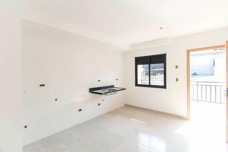 Sala/Cozinha de apartamento à venda com 1 quarto, 28m² em São Lucas, São Paulo