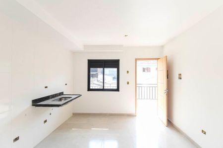 Sala/Cozinha de apartamento à venda com 1 quarto, 28m² em São Lucas, São Paulo