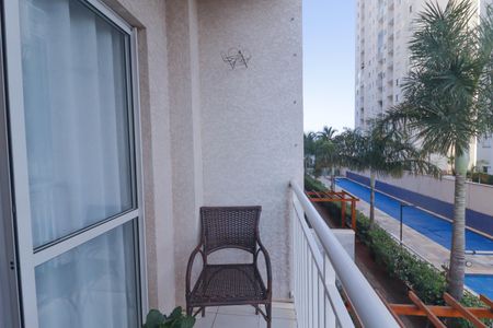 Varanda da Sala de apartamento à venda com 1 quarto, 52m² em Cidade Luíza, Jundiaí