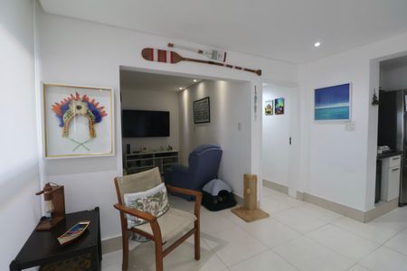 Sala de apartamento para alugar com 2 quartos, 105m² em Vila Luis Antonio, Guarujá