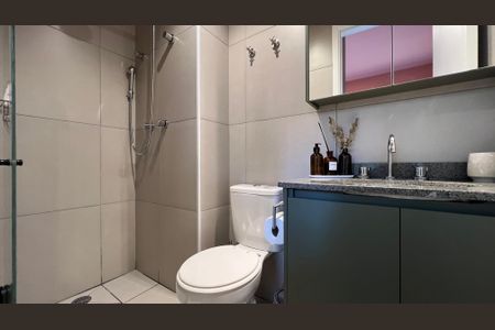 Studio para alugar com 23m², 1 quarto e sem vaga Studio para alugar com 23m², 1 quarto e sem vagaBanheiro