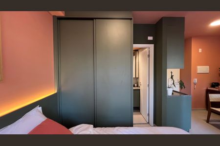 Studio para alugar com 23m², 1 quarto e sem vaga Studio para alugar com 23m², 1 quarto e sem vagaQuarto