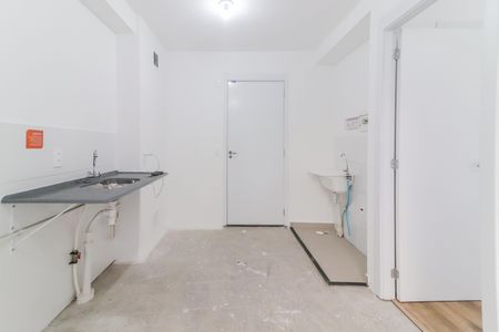 Studio à venda com 26m², 1 quarto e sem vagaCozinha e Área de Serviço