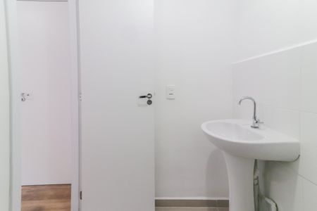 Banheiro de kitnet/studio à venda com 1 quarto, 26m² em Vila Lageado, São Paulo