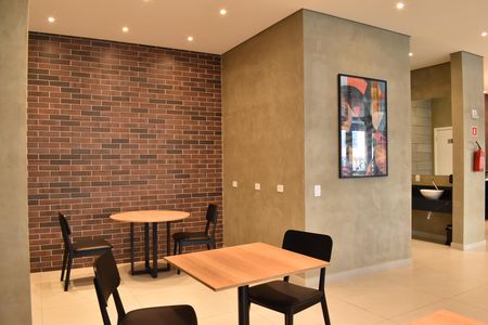 Studio à venda com 34m², 2 quartos e sem vagaHall social