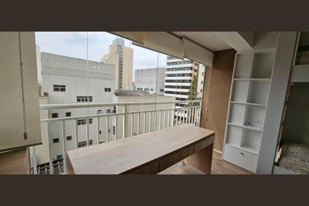 Varanda do Studio de kitnet/studio para alugar com 1 quarto, 27m² em Liberdade, São Paulo