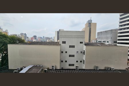 Vista do Varanda do Studio de kitnet/studio para alugar com 1 quarto, 27m² em Liberdade, São Paulo
