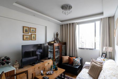 Sala de apartamento à venda com 1 quarto, 50m² em Santa Cecilia, São Paulo
