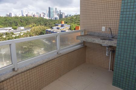 Sacada de apartamento para alugar com 1 quarto, 77m² em Jardim Armação, Salvador