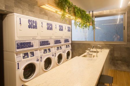Studio para alugar com 25m², 1 quarto e sem vagaLavanderia