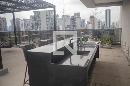 Studio para alugar com 25m², 1 quarto e sem vagaÁrea Gourmet