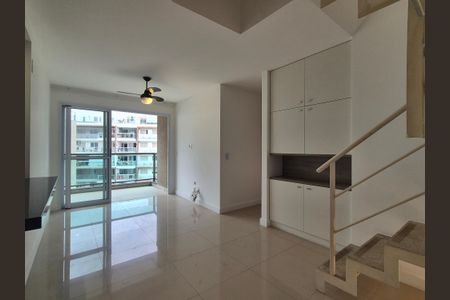 Sala de apartamento para alugar com 3 quartos, 130m² em Recreio dos Bandeirantes, Rio de Janeiro