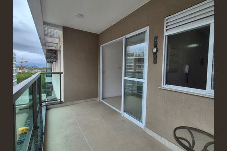 Varanda da Sala de apartamento para alugar com 3 quartos, 130m² em Recreio dos Bandeirantes, Rio de Janeiro