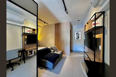 Sala de apartamento à venda com 1 quarto, 49m² em Campo Belo, São Paulo