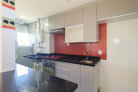 Cozinha de apartamento para alugar com 2 quartos, 42m² em Jardim Monte Alegre, Taboão da Serra