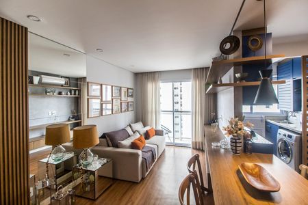 Sala de apartamento para alugar com 1 quarto, 50m² em Alphaville Industrial, Barueri
