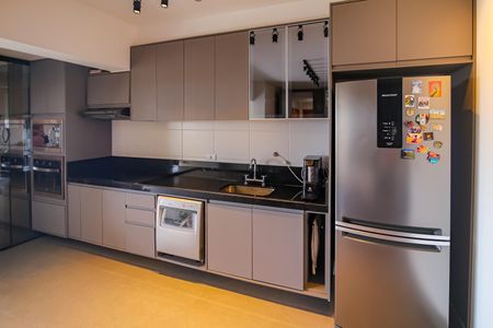 Cozinha de apartamento para alugar com 3 quartos, 106m² em Vila Almeida, Indaiatuba