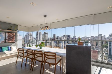 Sala/Cozinha de apartamento à venda com 3 quartos, 95m² em Vila Olímpia, São Paulo