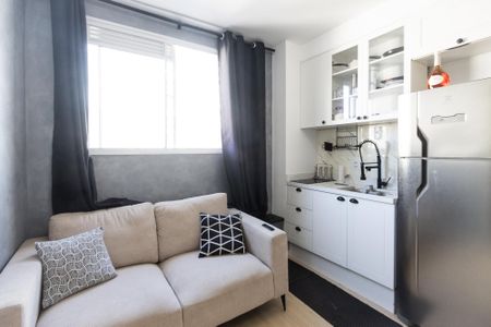 Sala de apartamento à venda com 1 quarto, 25m² em Santa Cecilia, São Paulo