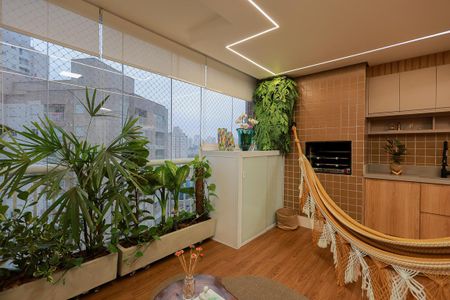 Varanda gourmet de apartamento à venda com 3 quartos, 119m² em Parque Mandaqui, São Paulo