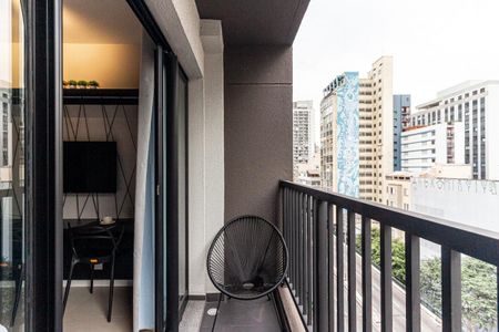 Apartamento para alugar com 23m², 1 quarto e sem vaga Apartamento para alugar com 23m², 1 quarto e sem vagaVaranda do Studio