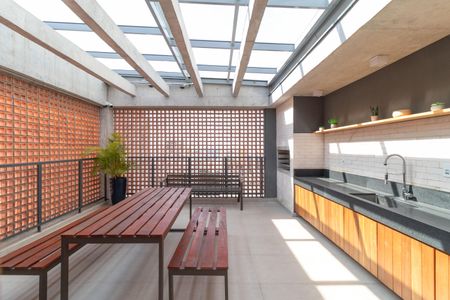 Studio à venda com 27m², 1 quarto e sem vagaÁrea comum - Churrasqueira