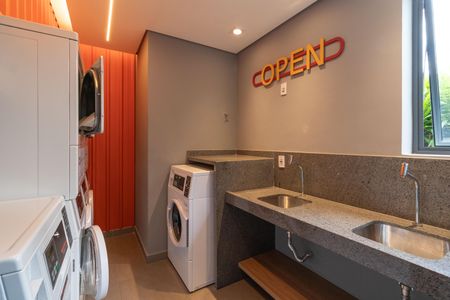 Studio à venda com 27m², 1 quarto e sem vagaLavanderia