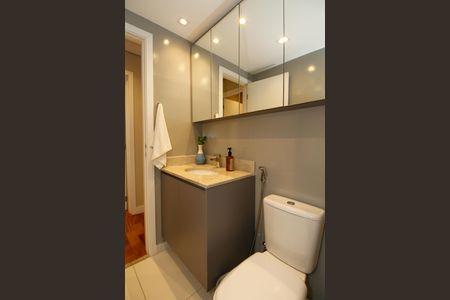 Apartamento à venda com 85m², 2 quartos e 1 vagaBanheiro Social