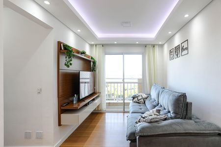 Sala de apartamento para alugar com 3 quartos, 62m² em Mogi Moderno, Mogi das Cruzes