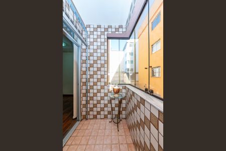 Varanda da Sala 1 de apartamento à venda com 3 quartos, 137m² em Castelo, Belo Horizonte