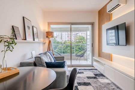 Sala de apartamento à venda com 1 quarto, 54m² em Petrópolis, Porto Alegre