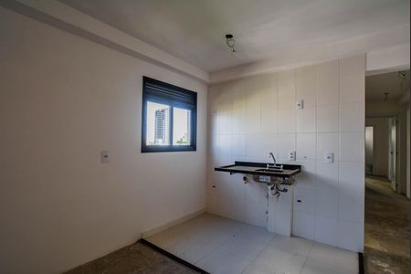 Sala/Cozinha de apartamento para alugar com 2 quartos, 52m² em Campestre, Santo André