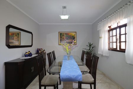 Sala de Jantar de casa à venda com 3 quartos, 199m² em Vila Pires, Santo André