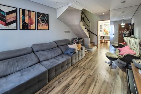 Sala de casa de condomínio à venda com 3 quartos, 122m² em Demarchi, São Bernardo do Campo