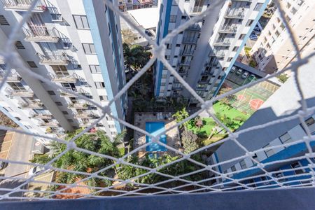 Vista da varanda de apartamento à venda com 2 quartos, 52m² em Vila Santa Luzia, Diadema