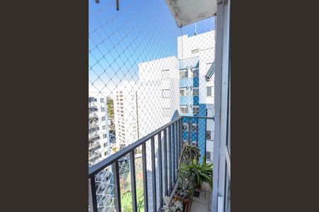 Varanda da sala de apartamento à venda com 2 quartos, 52m² em Vila Santa Luzia, Diadema