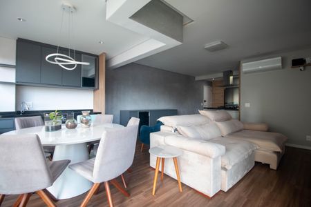 Sala de apartamento à venda com 1 quarto, 84m² em Jardim Caravelas, São Paulo